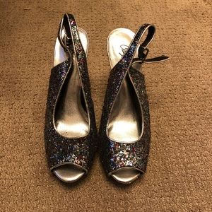 City Streets 3in Peep Toe Sling Back Heel